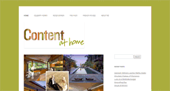 Desktop Screenshot of contentathome.com