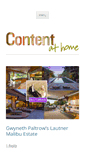 Mobile Screenshot of contentathome.com